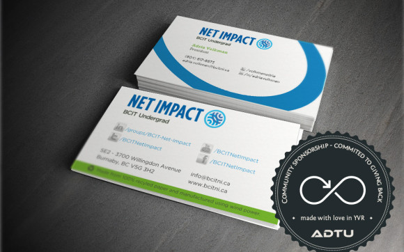 BCIT Net Impact Business Cards