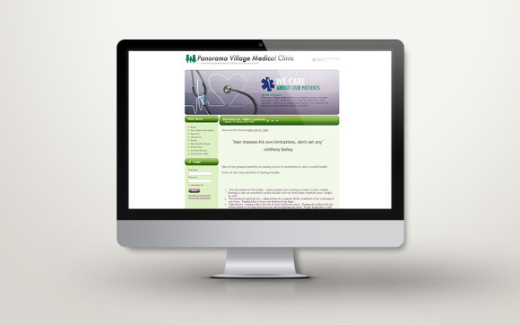 Panorama Village Medical Clinic Website